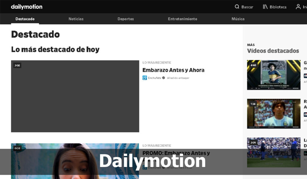 Dailymotion una de las mejores alternativas a YouTube 2020